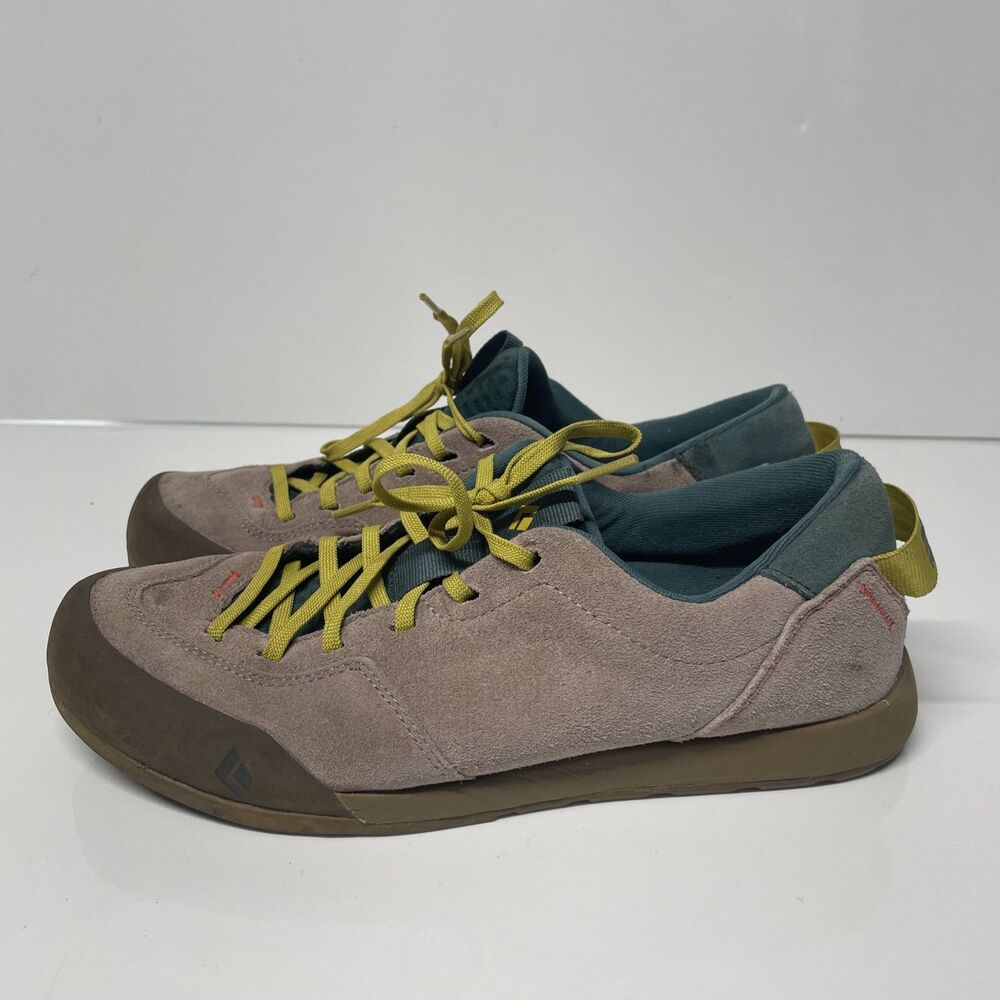Black Diamond Prime Approach Shoes Pale Mauve Low Top Suede US Size W 10 M 8.5
